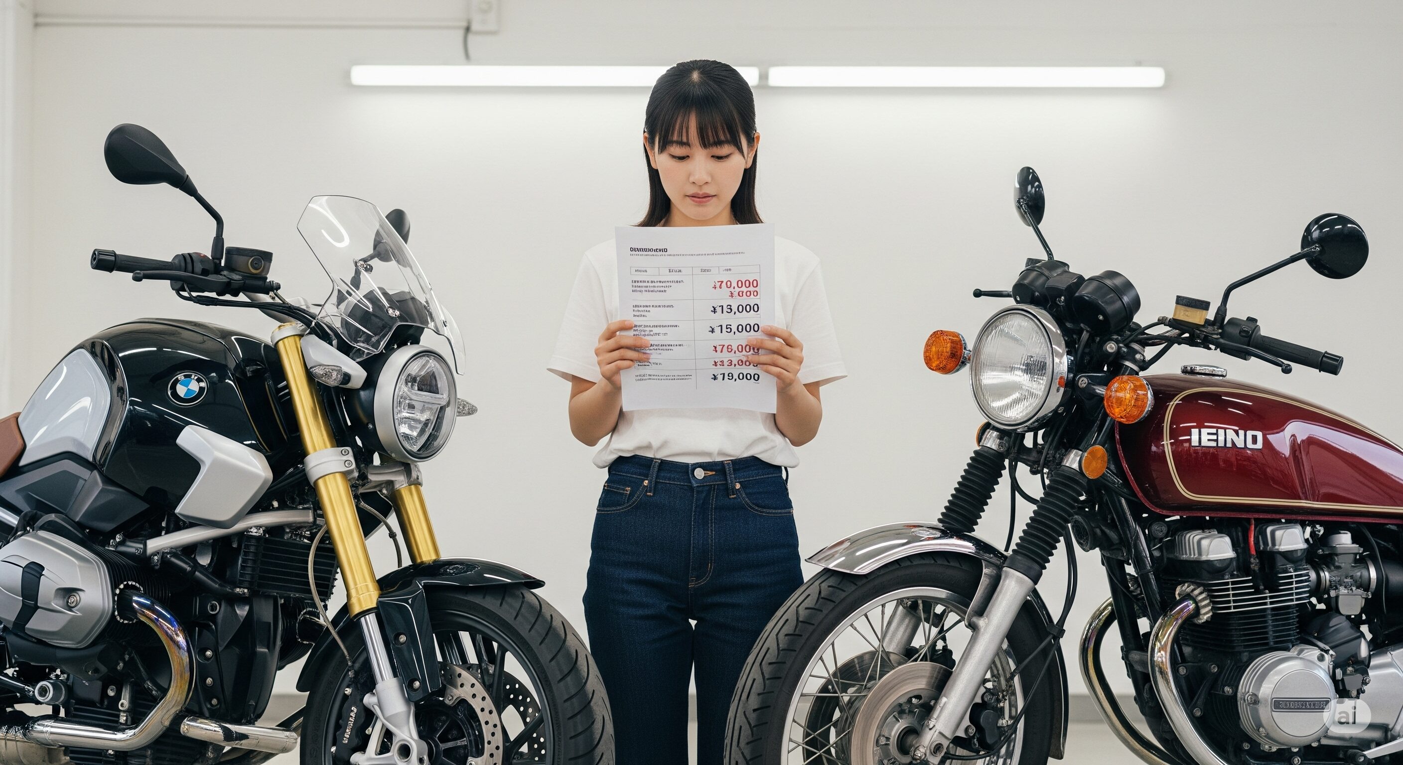 国産バイクとの価格と維持費の比較