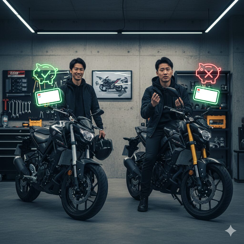 MT-25と比較して後悔するポイント