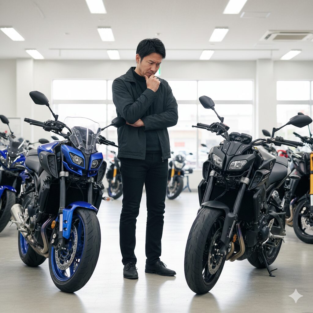 MT-10とMT-09の比較で迷う要素