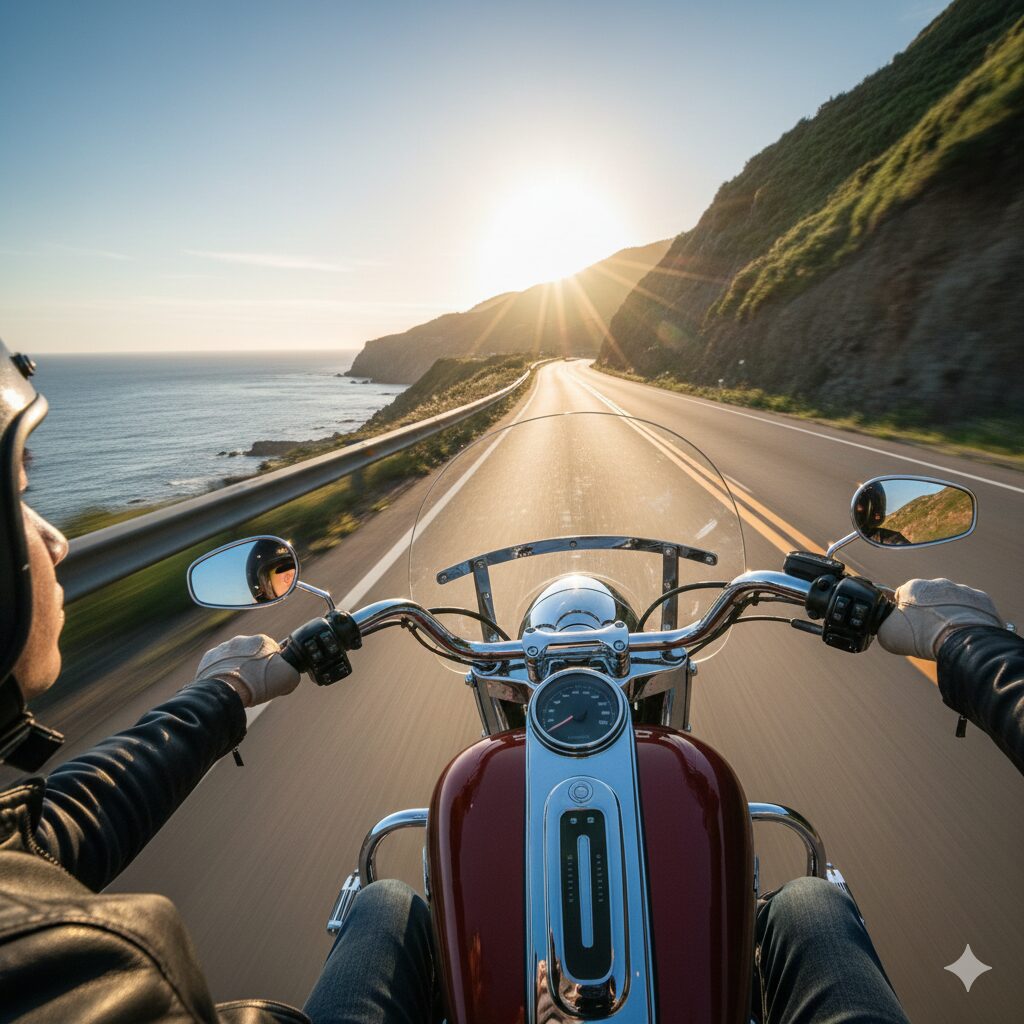 軽快なハンドリングと広い視界の魅力