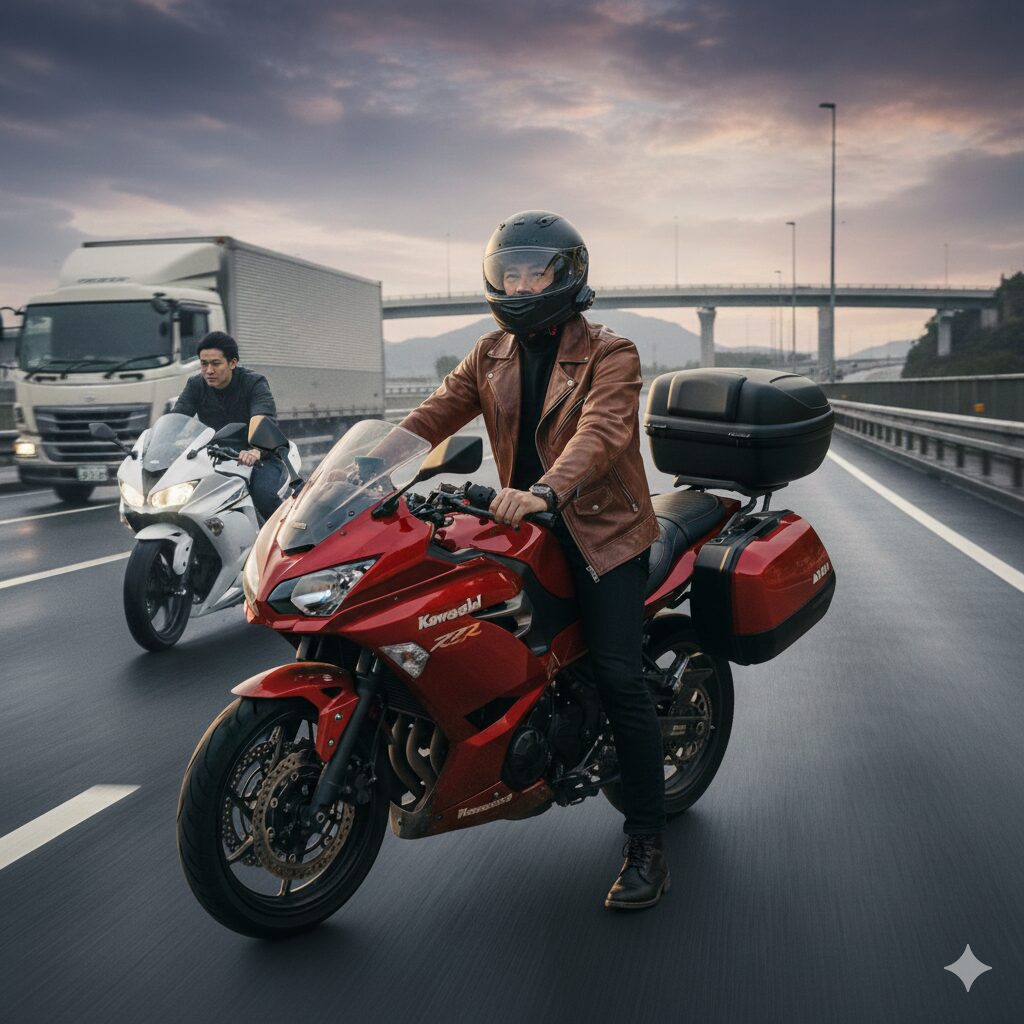 高速ツーリングでの意外な快適性