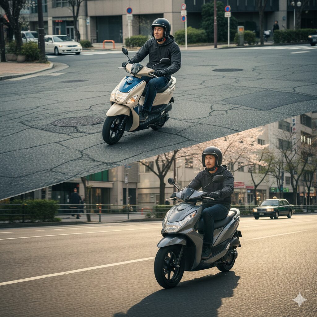 Dio110と比較したい走行性