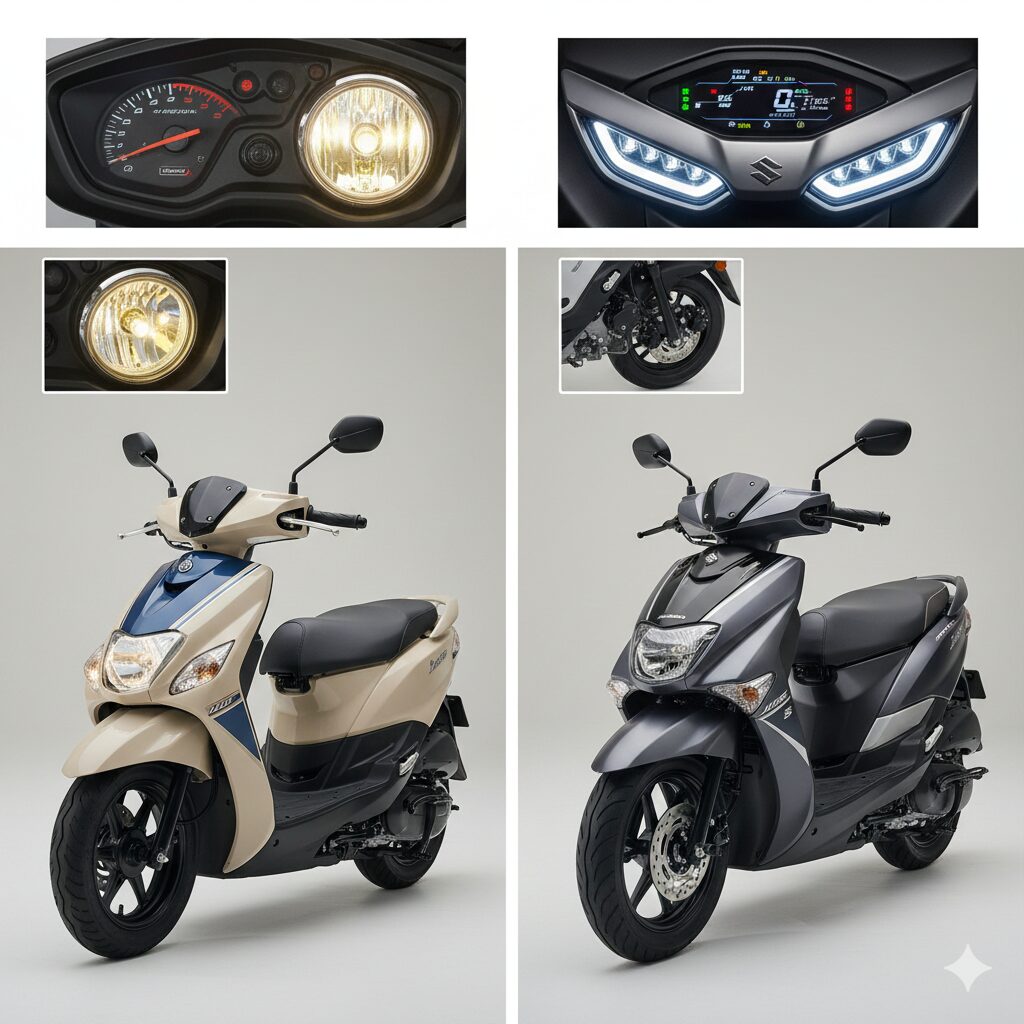 アドレス125と比較すべき装備